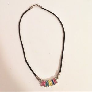 4/$10- MARIE Name Necklace